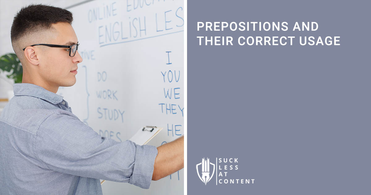 Prepositions and their correct usage